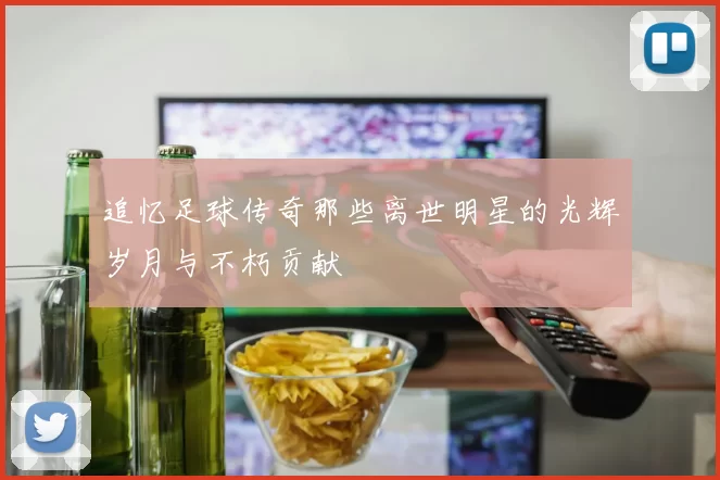 追忆足球传奇那些离世明星的光辉岁月与不朽贡献
